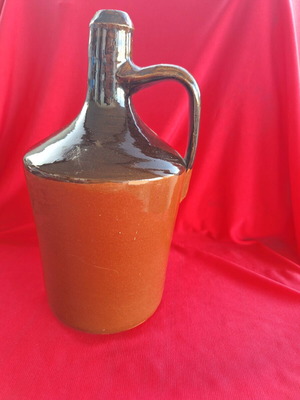 Vintage clay jug used