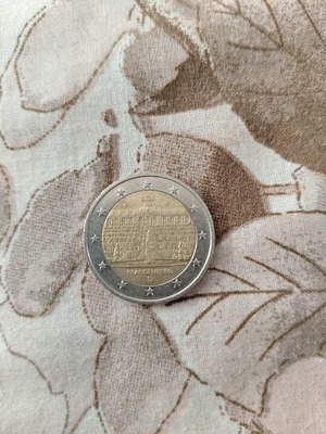 German 2 Euro Brandenburg 2020 mint J commemorative coin used