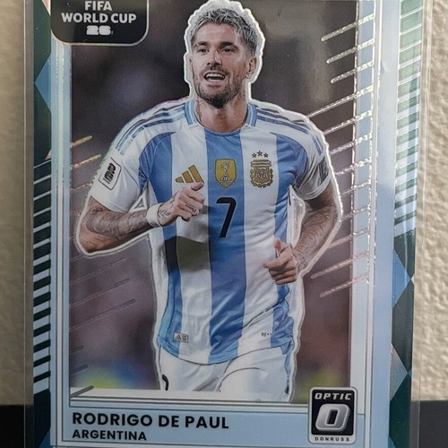 2025-26 Panini Donruss Optic Road to World Cup Rodrigo De Paul Argyle #161 like new