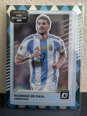 2025-26 Panini Donruss Optic Road to World Cup Rodrigo De Paul Argyle #161 like new