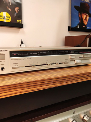 Technics SU-Z250 integrated stereo amplifier used, 2x30W RMS, Phono Japan