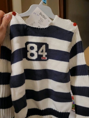 Cotton baby sweater 36 months new, Spanish brand