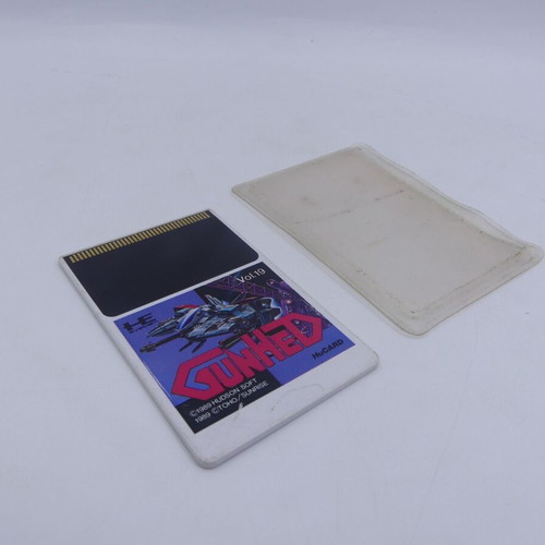 NEC PC Engine HuCard Gunhed used with case