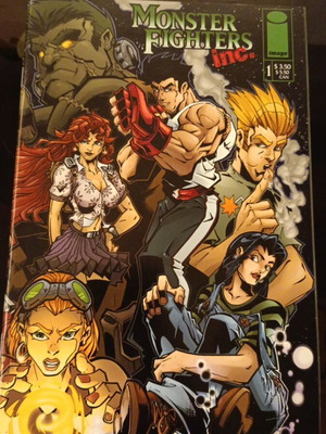 Monster Fighters Inc. comic like new, Image Comics