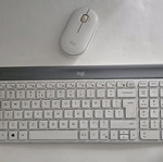 Logitech wireless keyboard and mouse used