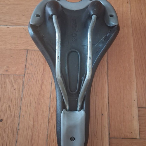 Bicycle saddle, used with minor wear