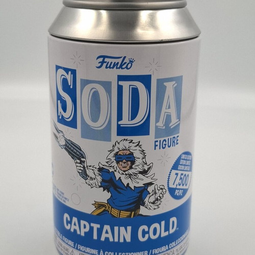 Chase Flocked Captain Cold Funko Soda like new