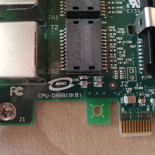 HP NC360T PCI Express Dual Port Gigabit Server Adapter used