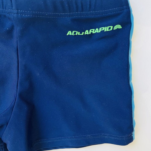 Aquarapid swim shorts like new, size 4 years, navy blue