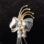 Pin used, white and gray