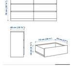 Drawer unit new, one year old