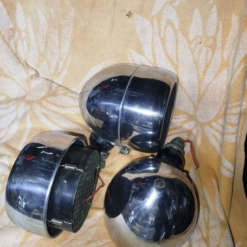 Vintage car beam headlights used in very good condition
