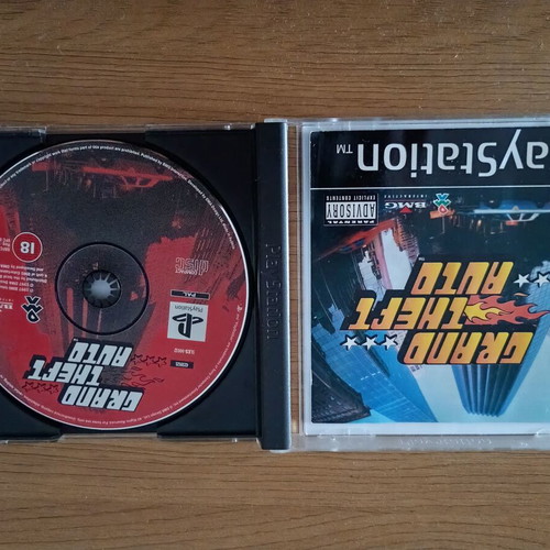 Grand Theft Auto PS1 game, English version