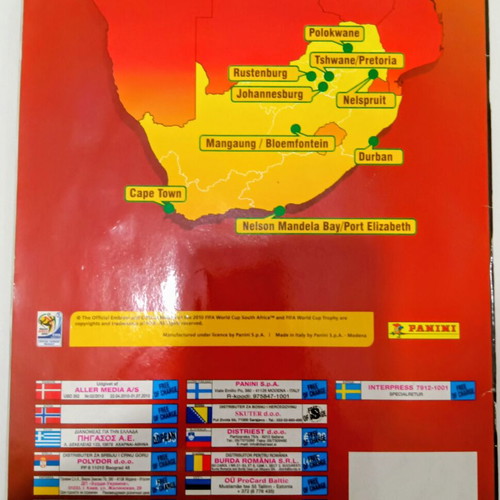 Panini FIFA World Cup South Africa 2010 sticker album, collectible