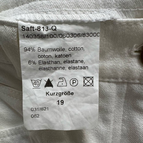 White pants XS used