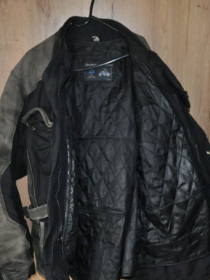 Μοτοσυκλετιστικό μπουφάν Mohawk XXXL 60-62 μεταχειρισμένο, ύφασμα και δέρμα αγελάδας