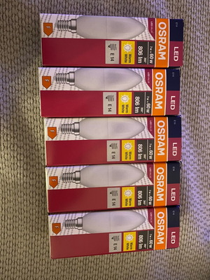 Λάμπες Osram καινούριες, πακέτο 5 τεμαχίων