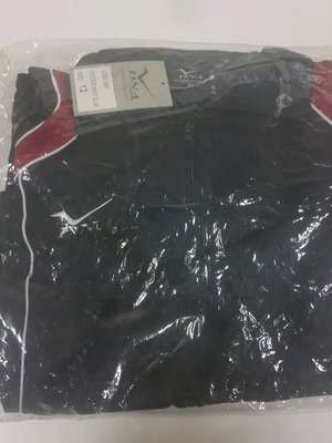 DNA polyester boys' tracksuit new, size 12, blue and red