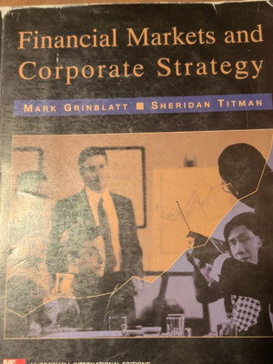 Financial Markets and Corporate Strategy book used, English