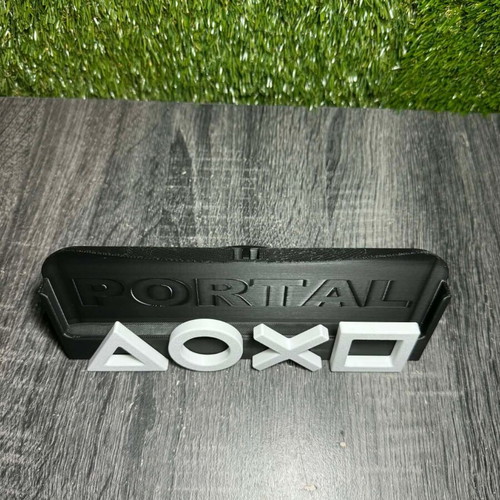 Playstation Portal charging stand new with decorative 3D printed buttons