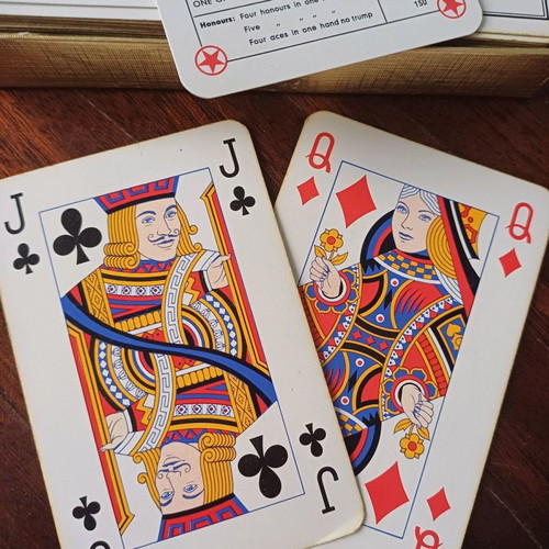 Rosier Vintage Piatnik Playing Cards used, bridge, 1950-1980