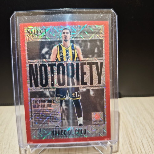 Nando De Colo Notoriety Panini Select EuroLeague 2025-26 card