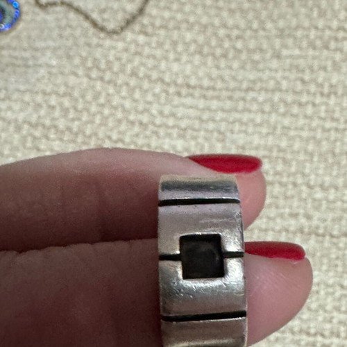 Silver men's ring with 950 hallmark like new