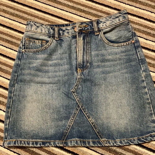 Stradivarius denim skirt used, size XS