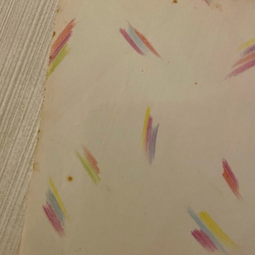 Vintage letter glue used from the 1990s