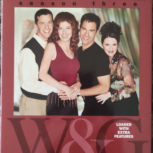 Will & Grace Season 3 DVD used, original digipack, region 1