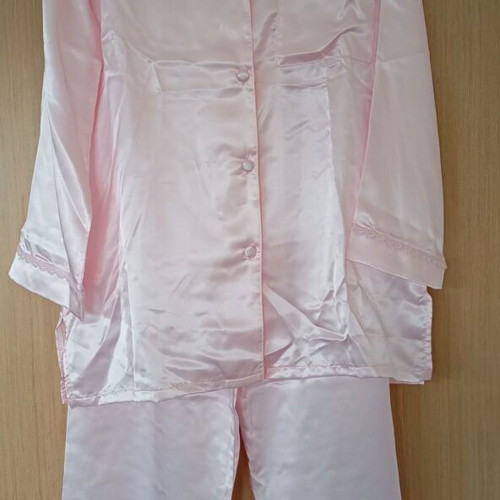 Bardo satin pajama set new, size S, pink