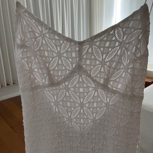 Sissy Christidou white lace dress new