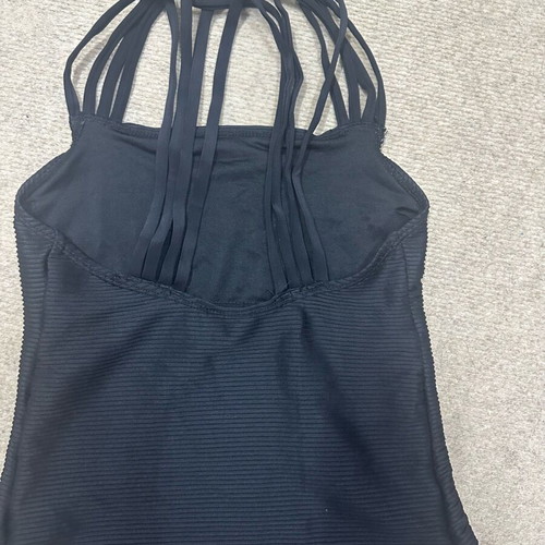 Esmara women's black one-piece swimsuit like new, ribbed fabric