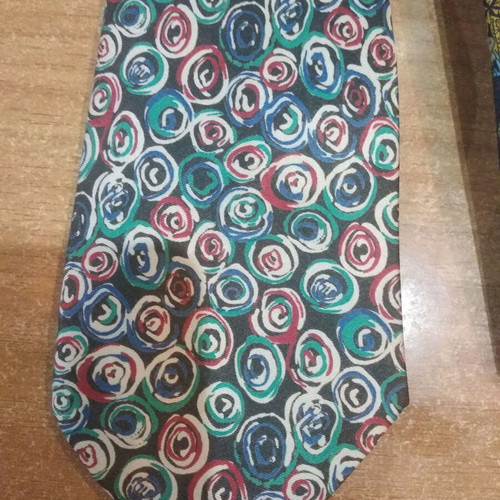 Men's ties used, set of 3 with youthful patterns