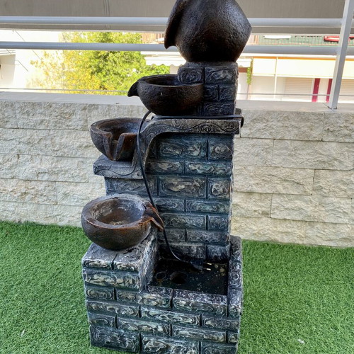 Decorative illuminated fountain 4 levels used, perfect condition