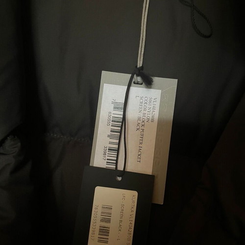 Vetements Puffer jacket new, black, size L