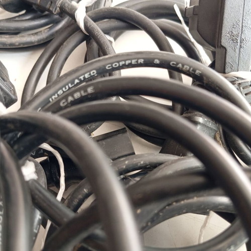 Power supply cables used, pack of 8, lengths 1.60-1.80 m