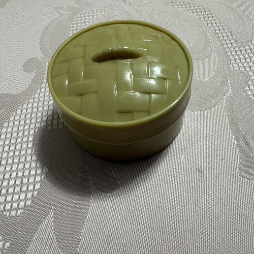 Squishy Dumpling stress relief toy with bowl