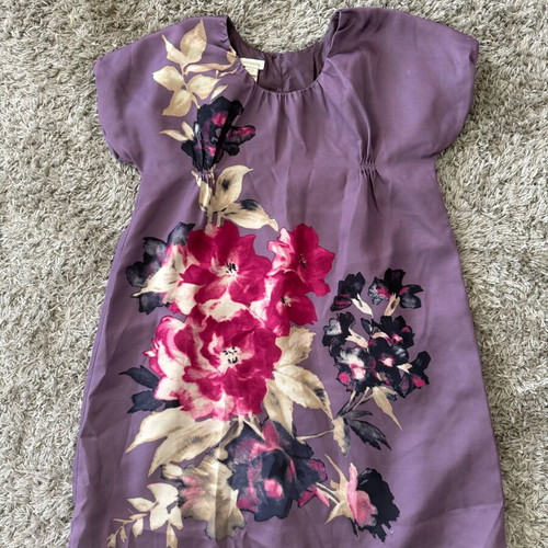 Monsoon dress like new, purple floral print for 9-10 years