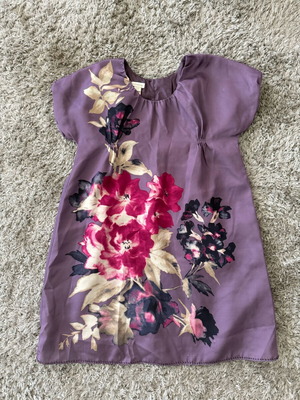 Monsoon dress like new, purple floral print for 9-10 years
