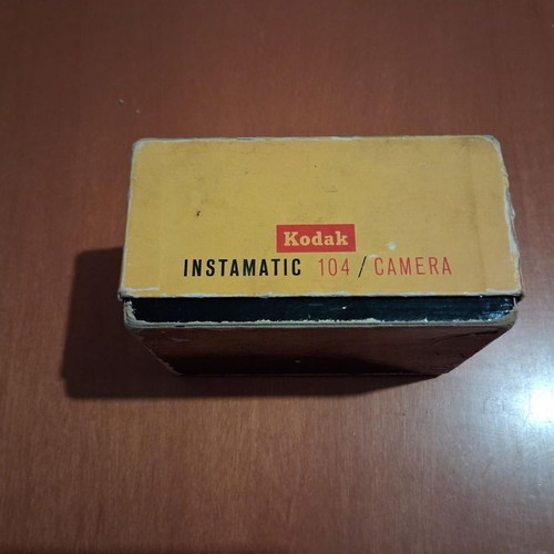 Kodak Instamatic 104 Camera Box used with wear and tear