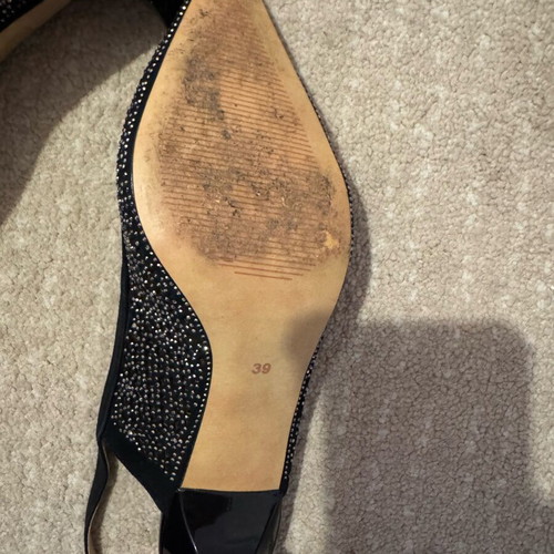 Nak black pumps size 39 like new, narrow fit