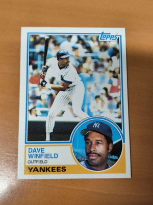 1983 Topps Baseball Card #770 Dave Winfield Yankees like new