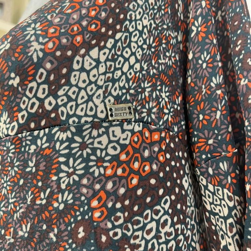 Miss Sixty Diamond Collection floral dress size small like new