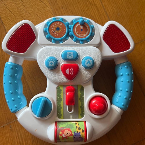 ELC Mothercare steering wheel for babies used with sounds