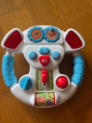 ELC Mothercare steering wheel for babies used with sounds