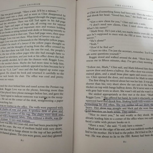 The Client by John Grisham used hardcover English book
