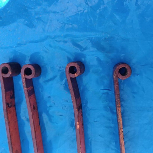 Truck bed hinges like new, set of 4 pieces 40x600 Φ18mm