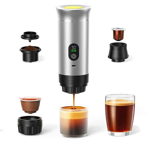 Portable 3-in-1 Coffee Machine new, capsule and ground coffee