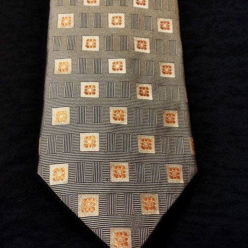 Tie Vitaliano Luiselli made of 100% silk, like new, gray and beige